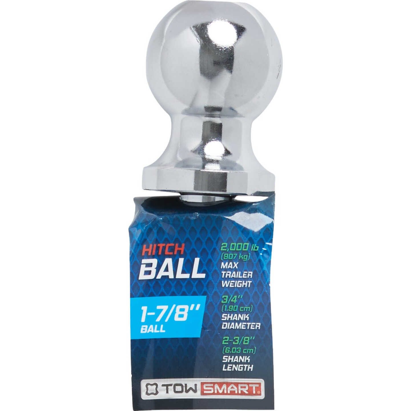 TowSmart Class I 1-7/8 In. x 3/4 In. x 2-3/8 In. Hitch Ball, 2000 Lb. Capacity Image 2