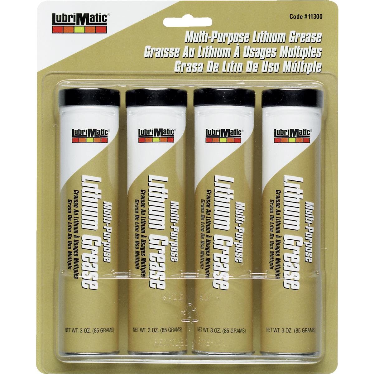 LubriMatic 3 Oz. Cartridge Multi-Purpose Lithium Grease (4-Pack)