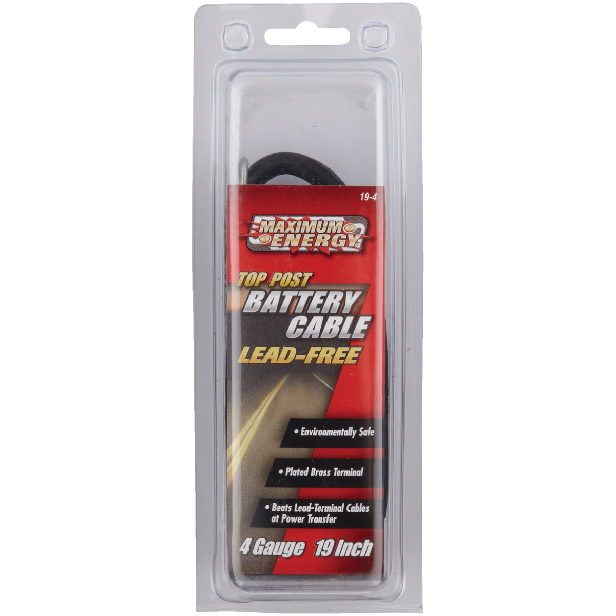  Road Power 19 In. 4 Gauge Top Post Battery Cable Image 2