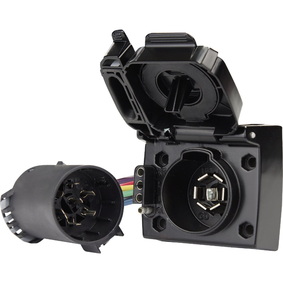 Hopkins Towing Solutions Endurance 7-Blade To 4-Flat Multi-Tow Ford/GM Wiring Kit