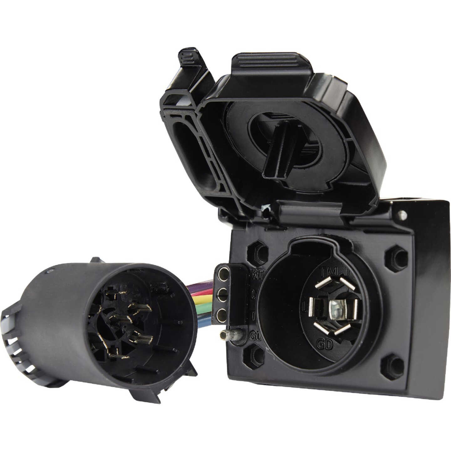 Hopkins Towing Solutions Endurance 7-Blade To 4-Flat Multi-Tow Ford/GM Wiring Kit Image 1