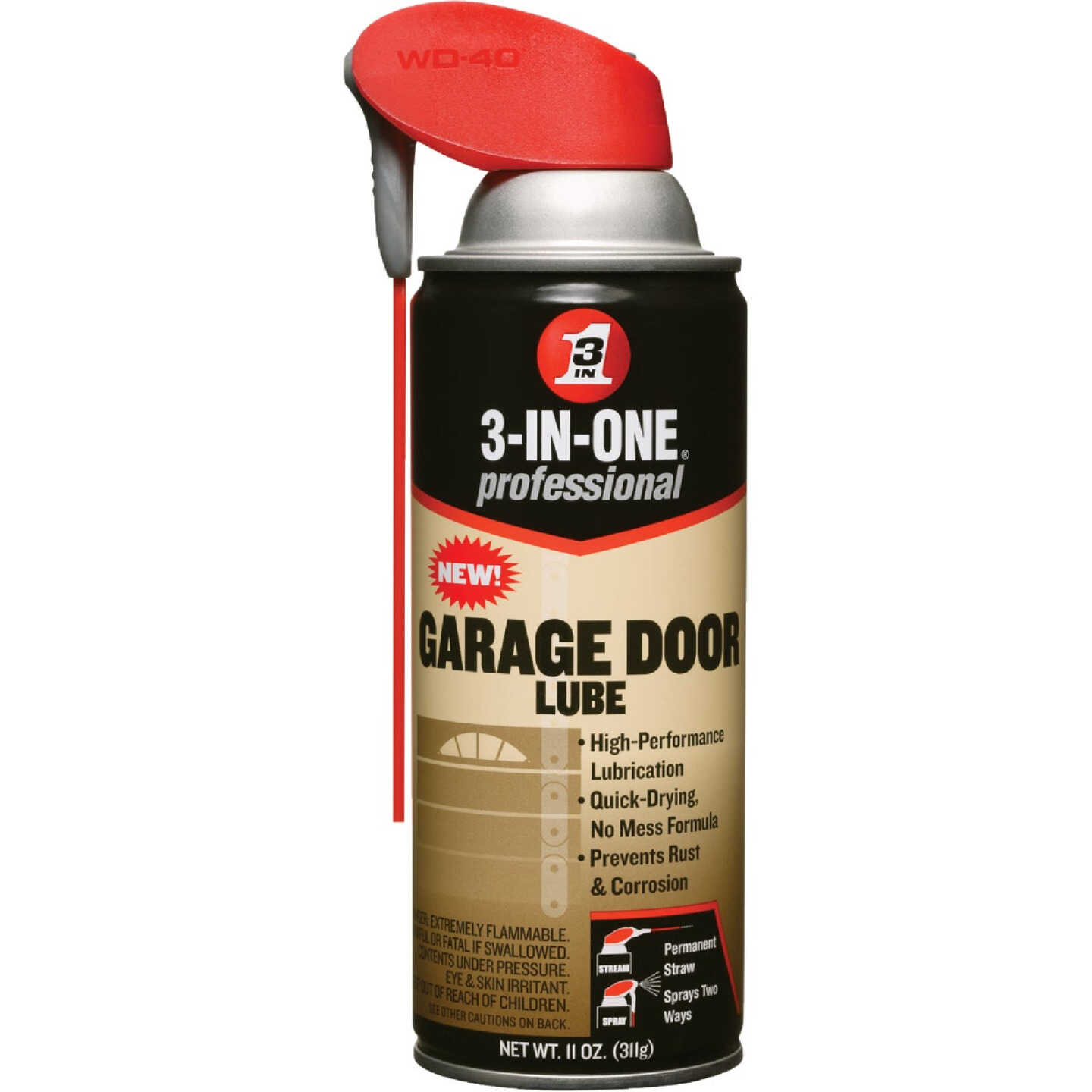 3-IN-ONE 11 Oz. Aerosol with Straw Garage Door Multi-Purpose Lubricant Image 1