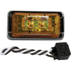 Peterson Rectangle Amber Clearance Light Image 1