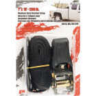 Erickson 1 In. x 15 Ft. 1200 Lb. Ratchet Strap W/S-Hooks & Soft Grip Ratchet Handle Image 2