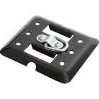 Erickson E-Track Plate Black with Center Flip Ring Image 3