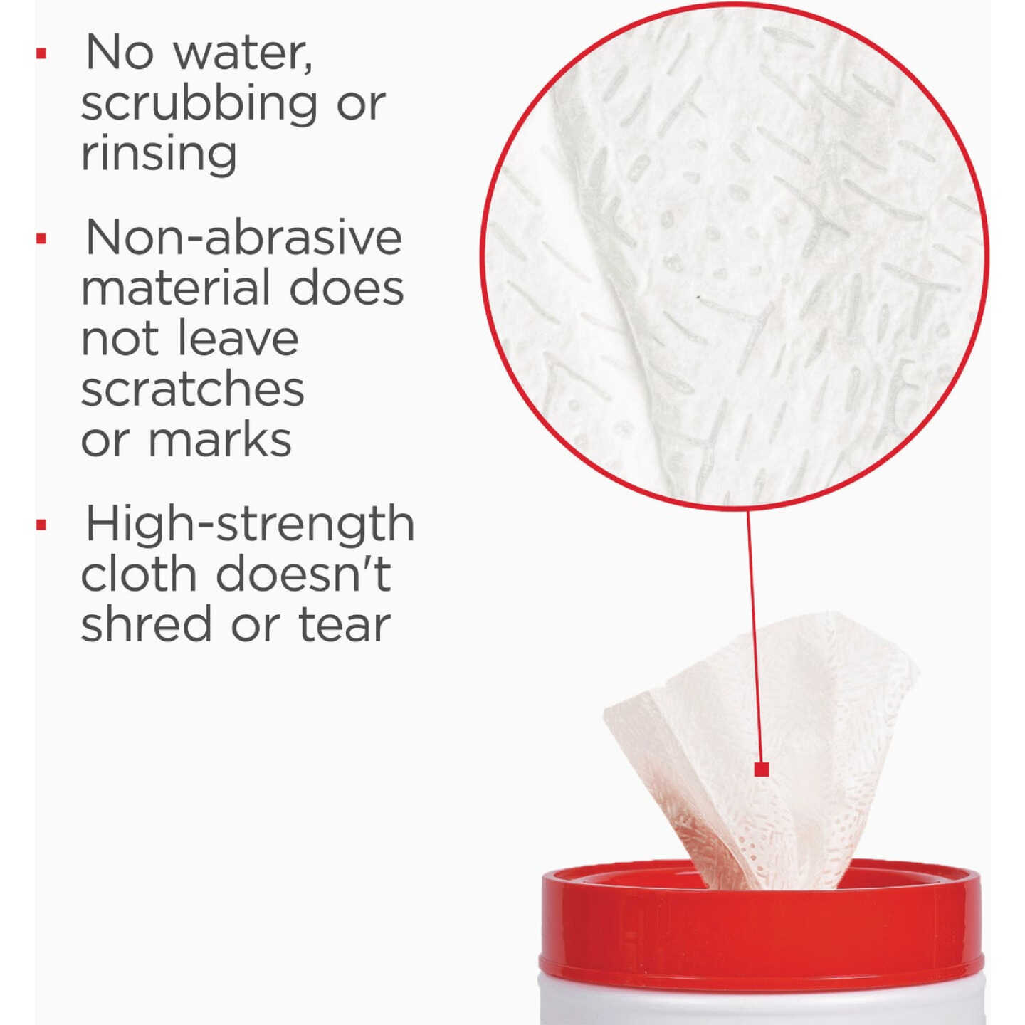 Hercules Multi-Purpose 12 In. x 10 In. Jobsite Wipes (70-Ct.) Image 3