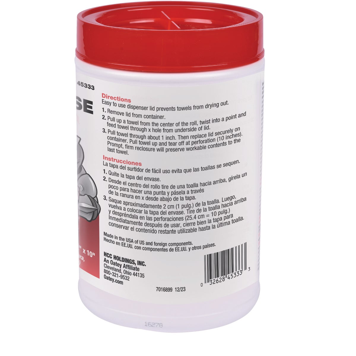 Hercules Multi-Purpose 12 In. x 10 In. Jobsite Wipes (70-Ct.) Image 5