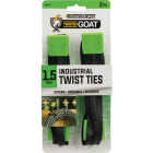Twisted GOAT 1.5 Ft. Green Industrial Ties (2-Pack) Image 1