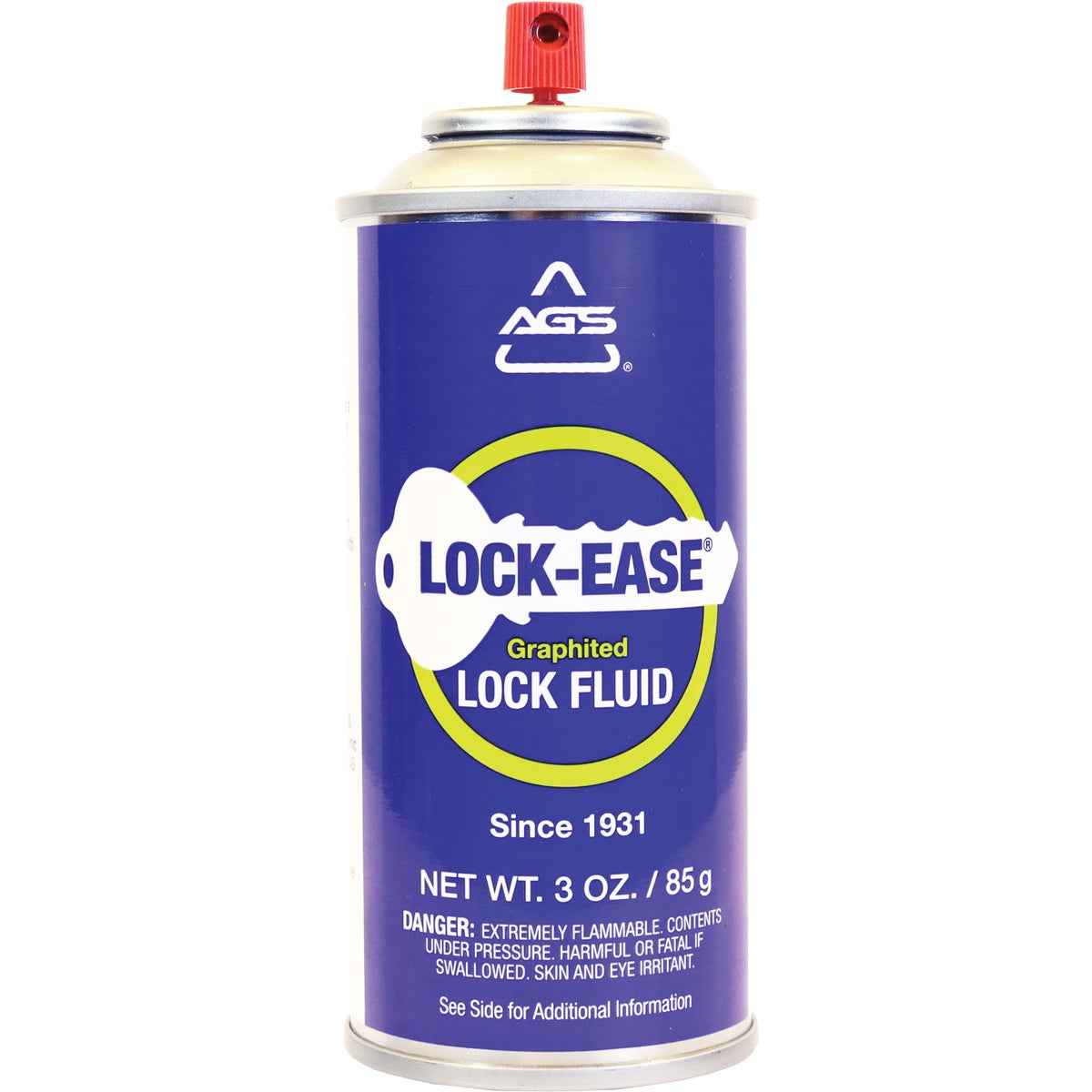 AGS Lock-Ease 3 Oz. Aerosol Spray Graphited Lock Lubricant Image 3