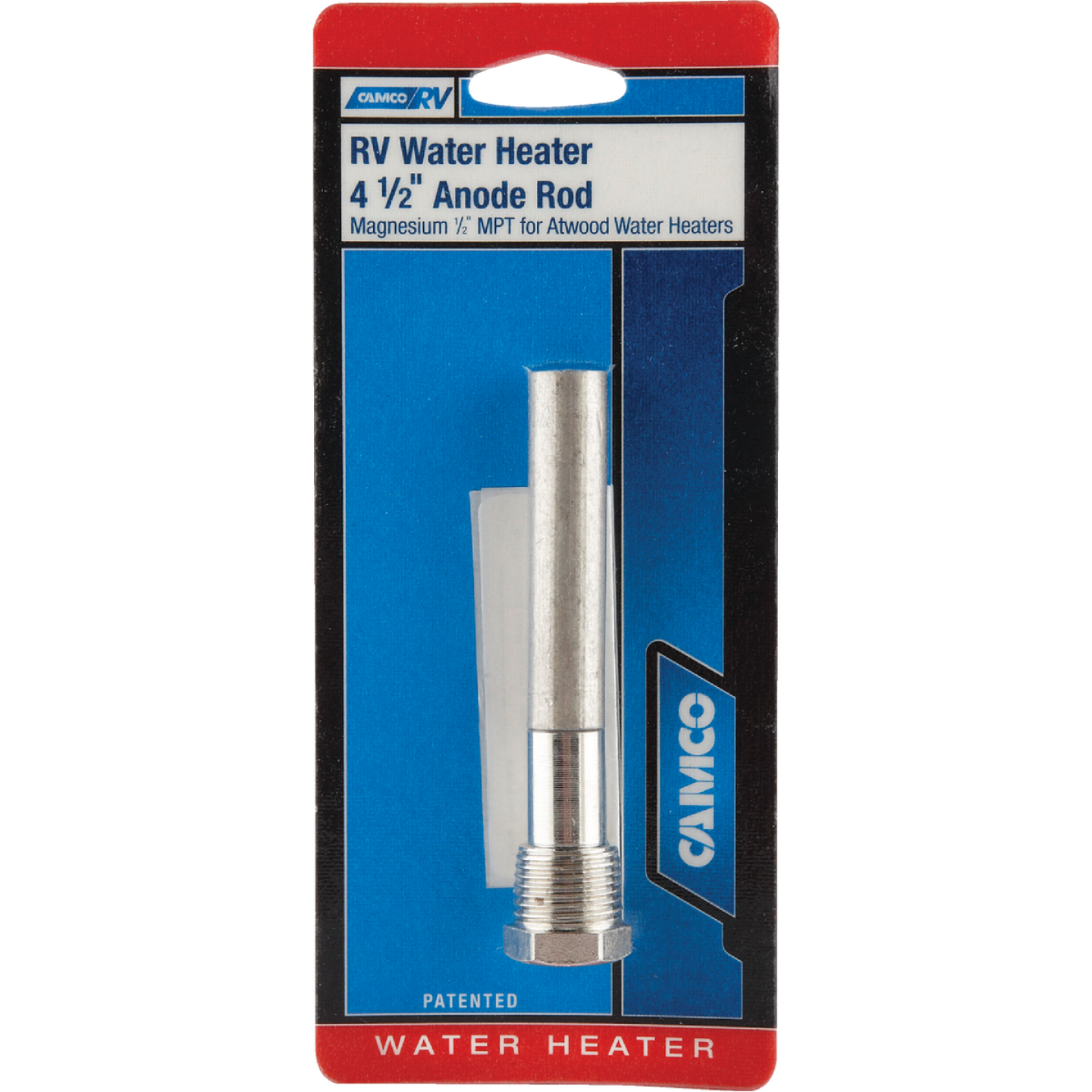 Camco 1/2 In. Magnesium RV Water Heater Anode Rod Image 2