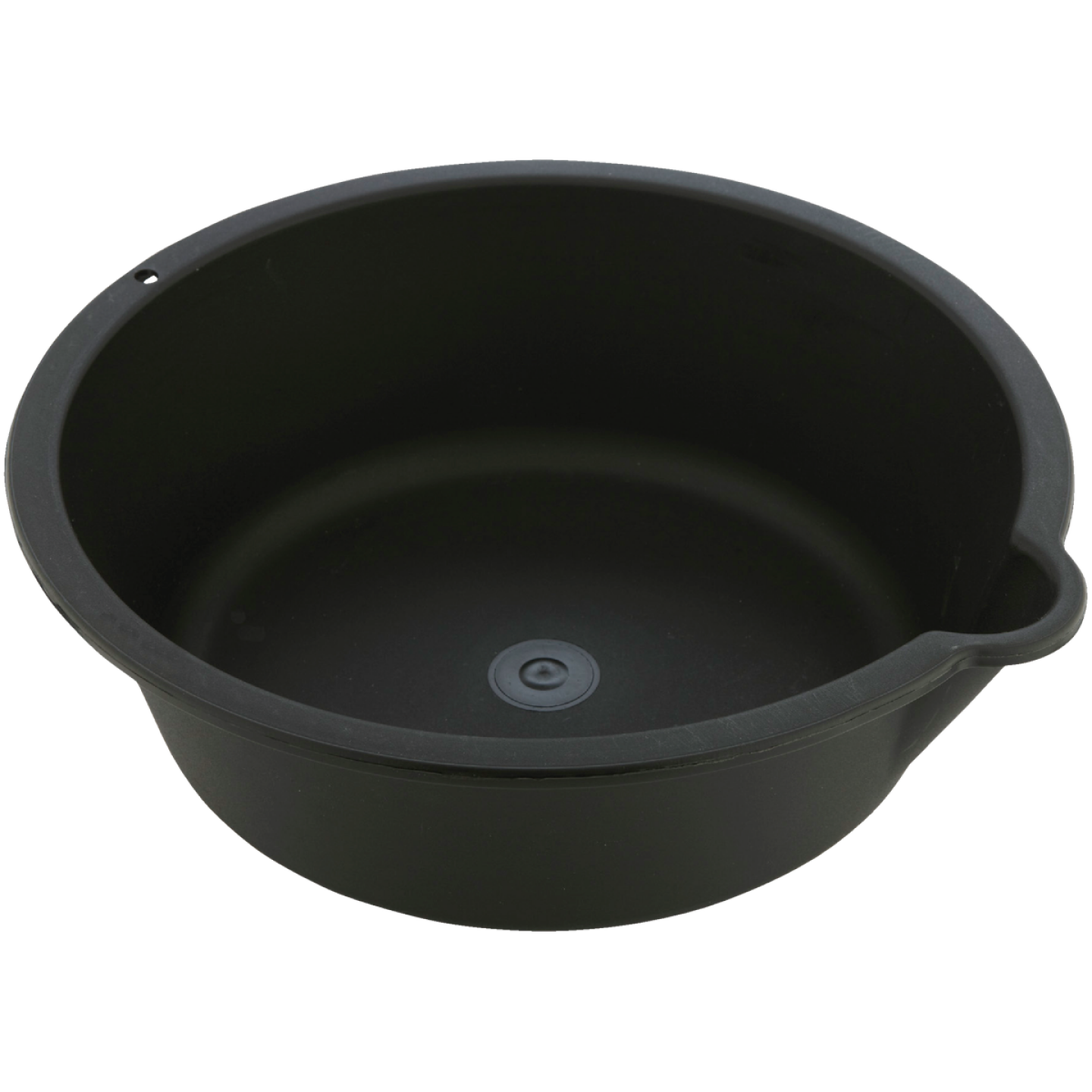 Custom Accessories 6 Qt Black Polyethylene Oil Drain Pan Image 1