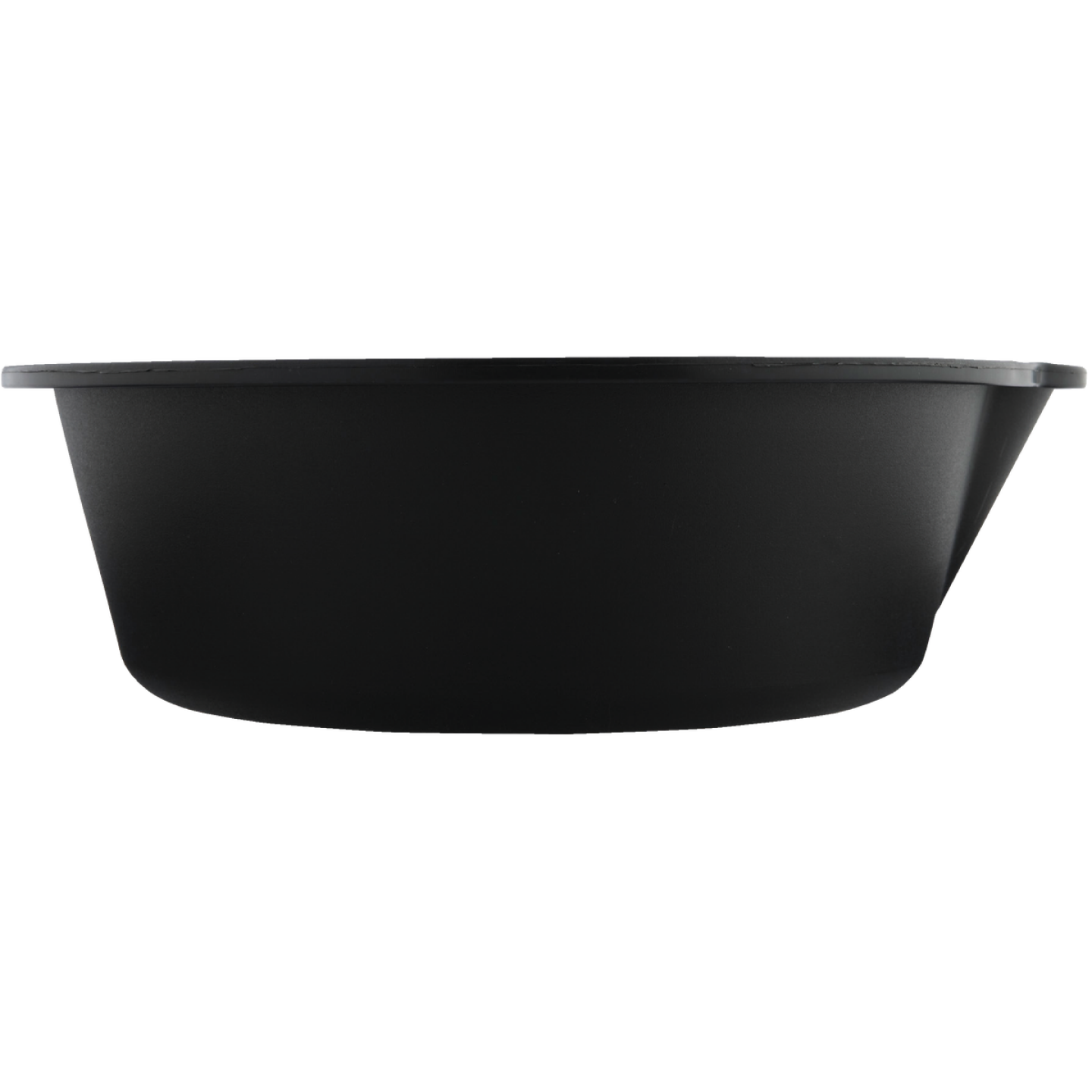 Custom Accessories 6 Qt Black Polyethylene Oil Drain Pan Image 2