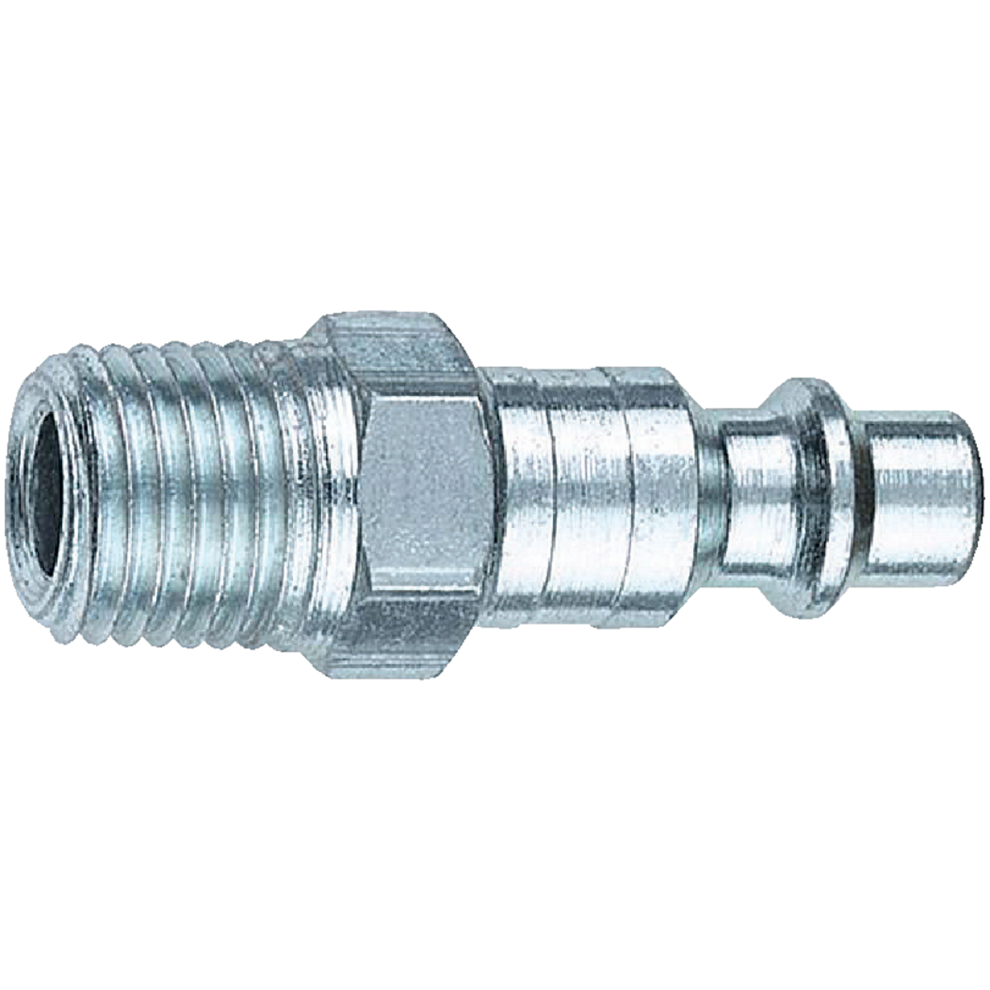 Tru-Flate Industrial/Milton 1/4 In. MNPT Steel Industrial Plug (10-Pack) Image 1