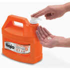 GOJO Natural Orange 1 Gal. Lotion Hand Cleaner with Pumice Pump Bottle Image 2