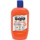 GOJO Natural Orange 14 Oz. Lotion Hand Cleaner with Pumice Squeeze Bottle Image 1