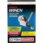 TowSmart Manual Trailer Hand Winch, 1500 Lb. Capacity Image 2