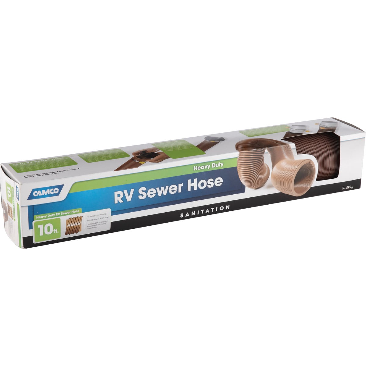 Camco 10 Ft. Heavy-Duty RV Sewer Hose Image 2