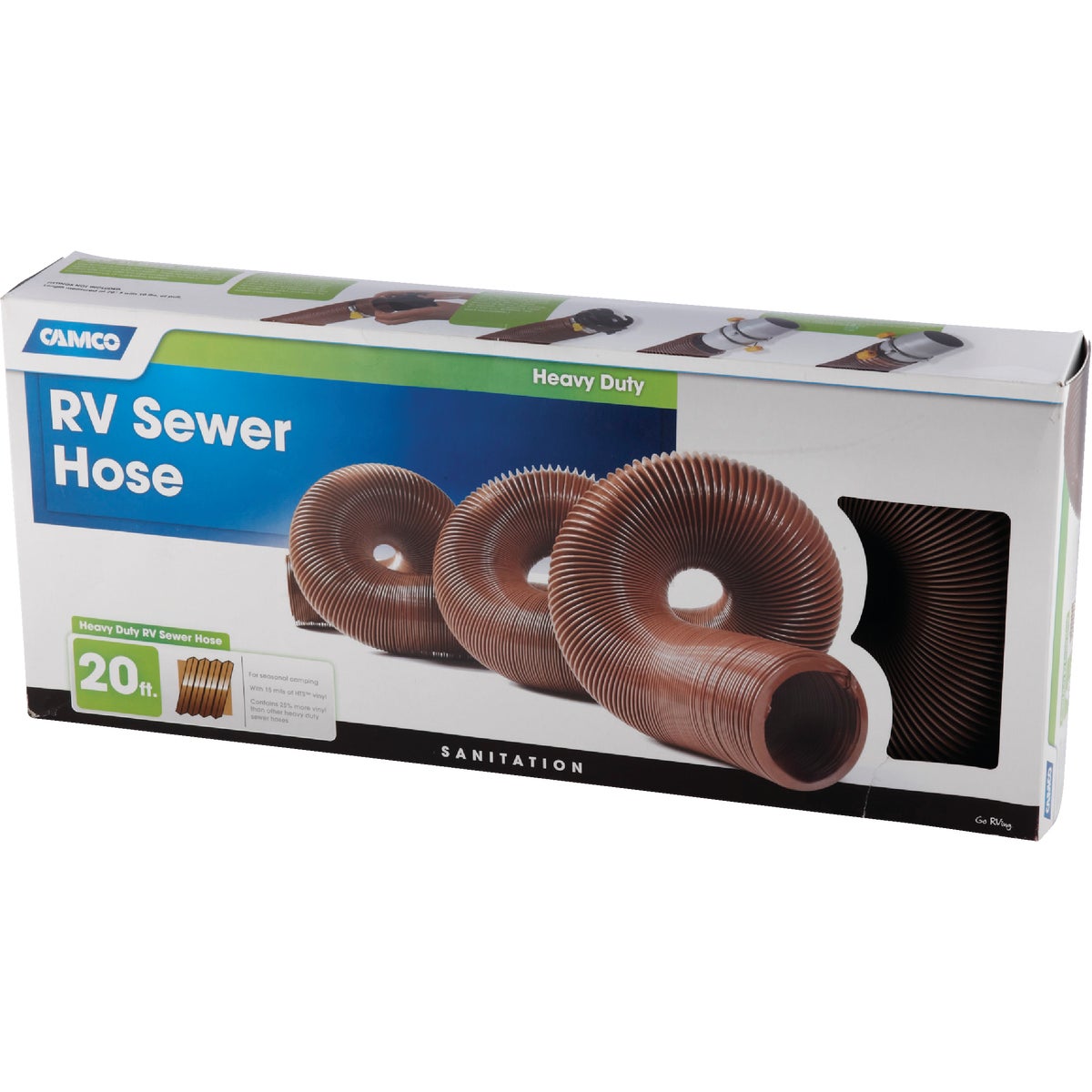 Camco 20 Ft. Heavy-Duty RV Sewer Hose Image 3