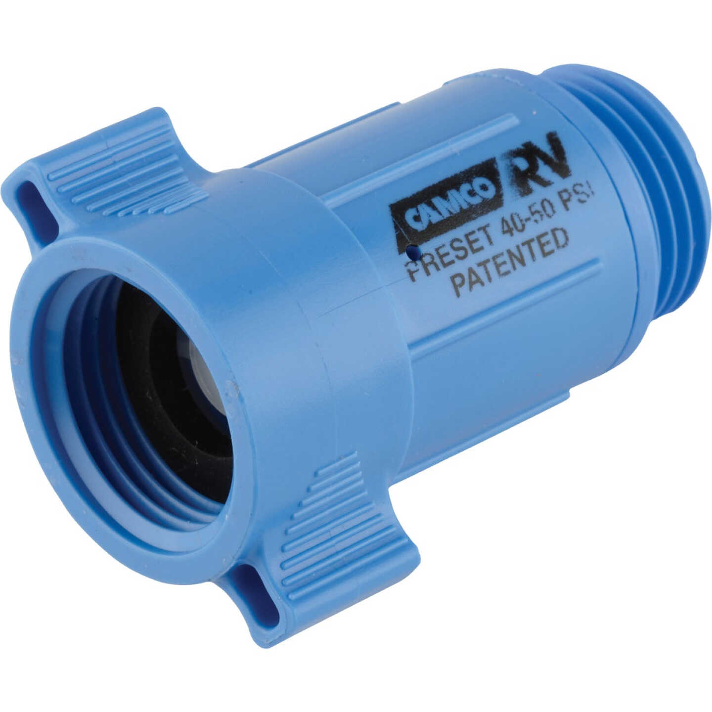 Camco 3/4 In. 40 - 50 psi Durable ABS Plastic RV Water Regulator Image 1