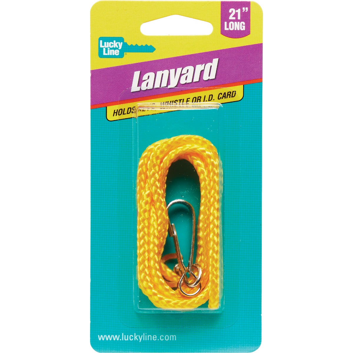 Lucky Line 21 In. Nylon Lanyard Key Ring Image 2
