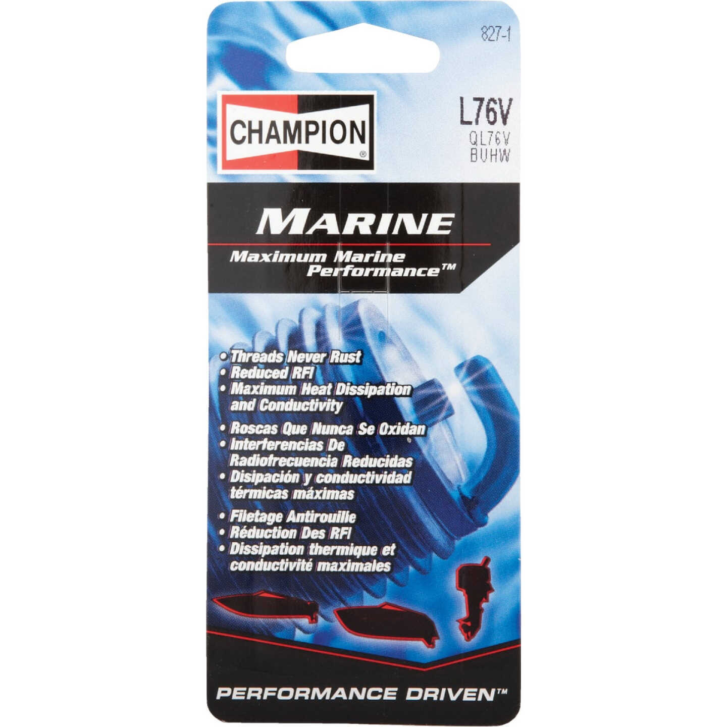 Champion L76V Copper Plus Marine Spark Plug Image 2