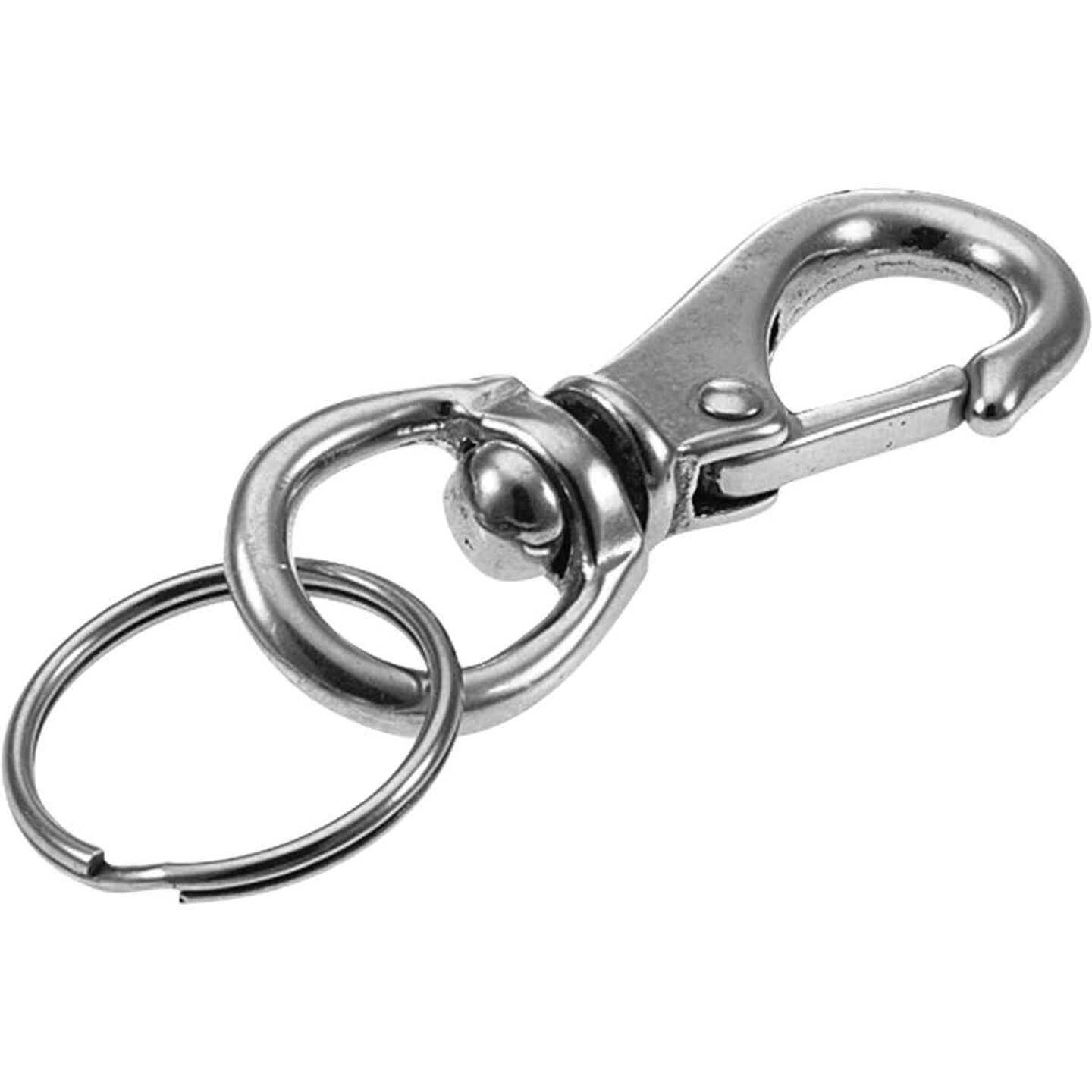 Lucky Line Nickel-Plated Zinc 1-1/2 In. x 3-1/4 In. L. Key Chain Image 1