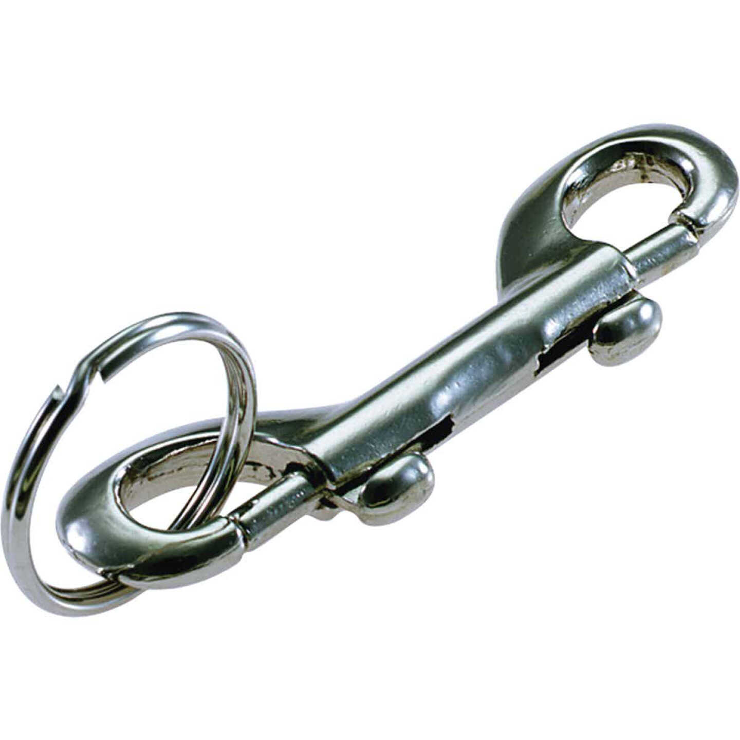Lucky Line Nickel-Plated Zinc 1-1/8 In. x 3-1/2 In. L. Key Chain Image 1