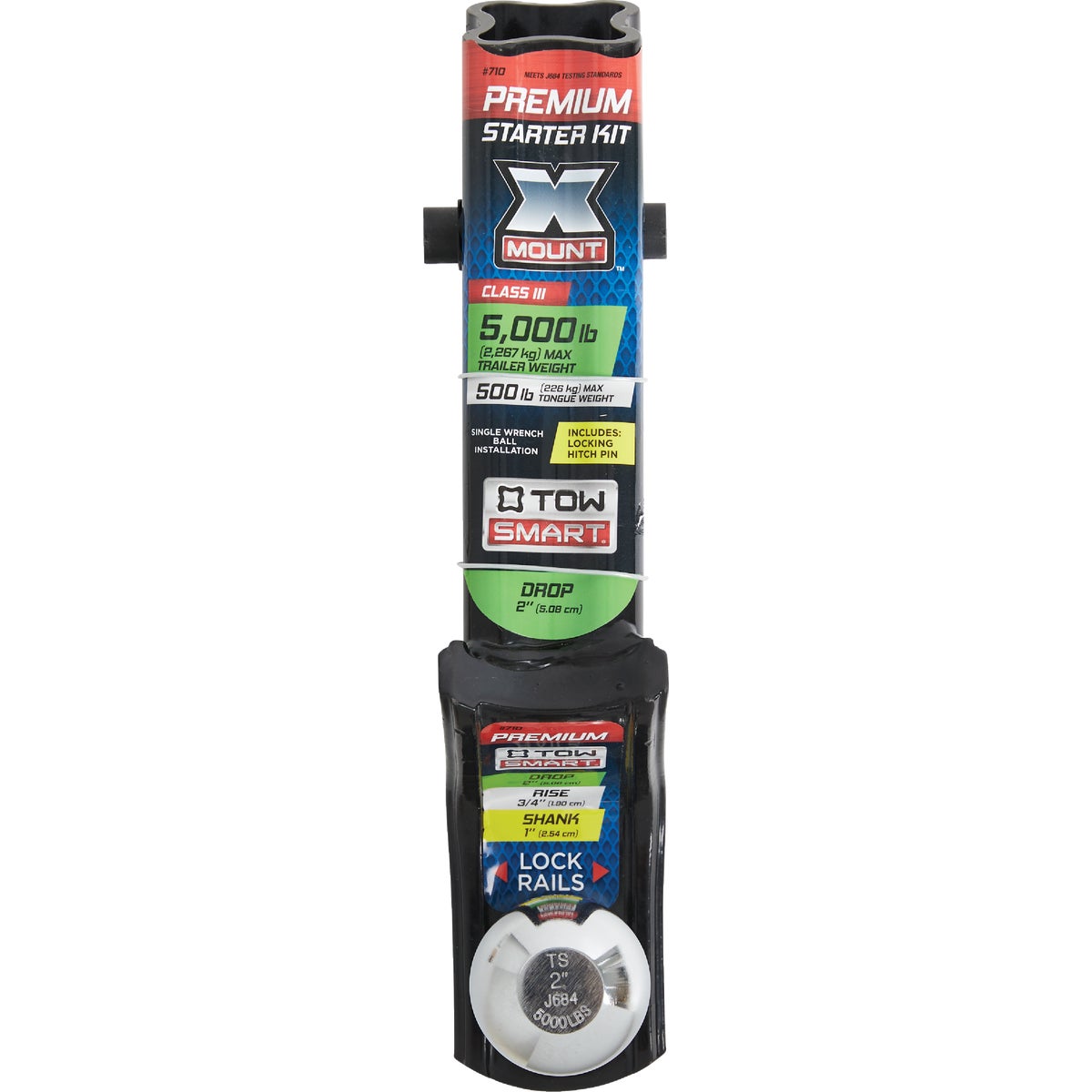 TowSmart X-Mount Class III Security Starter Kit with 2 In. Drop, 5000 Lb. Capacity Image 2