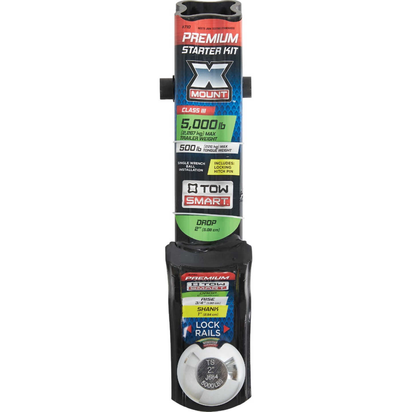 TowSmart X-Mount Class III Security Starter Kit with 2 In. Drop, 5000 Lb. Capacity Image 2