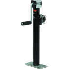 CURT 2000 Lb. Pipe-Mount Swivel Jack with Side Handle, 15 In. Travel Image 1