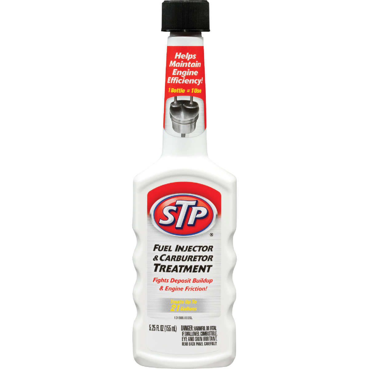 STP 5.25 Oz. High Mileage Fuel Injector & Carburetor Treatment