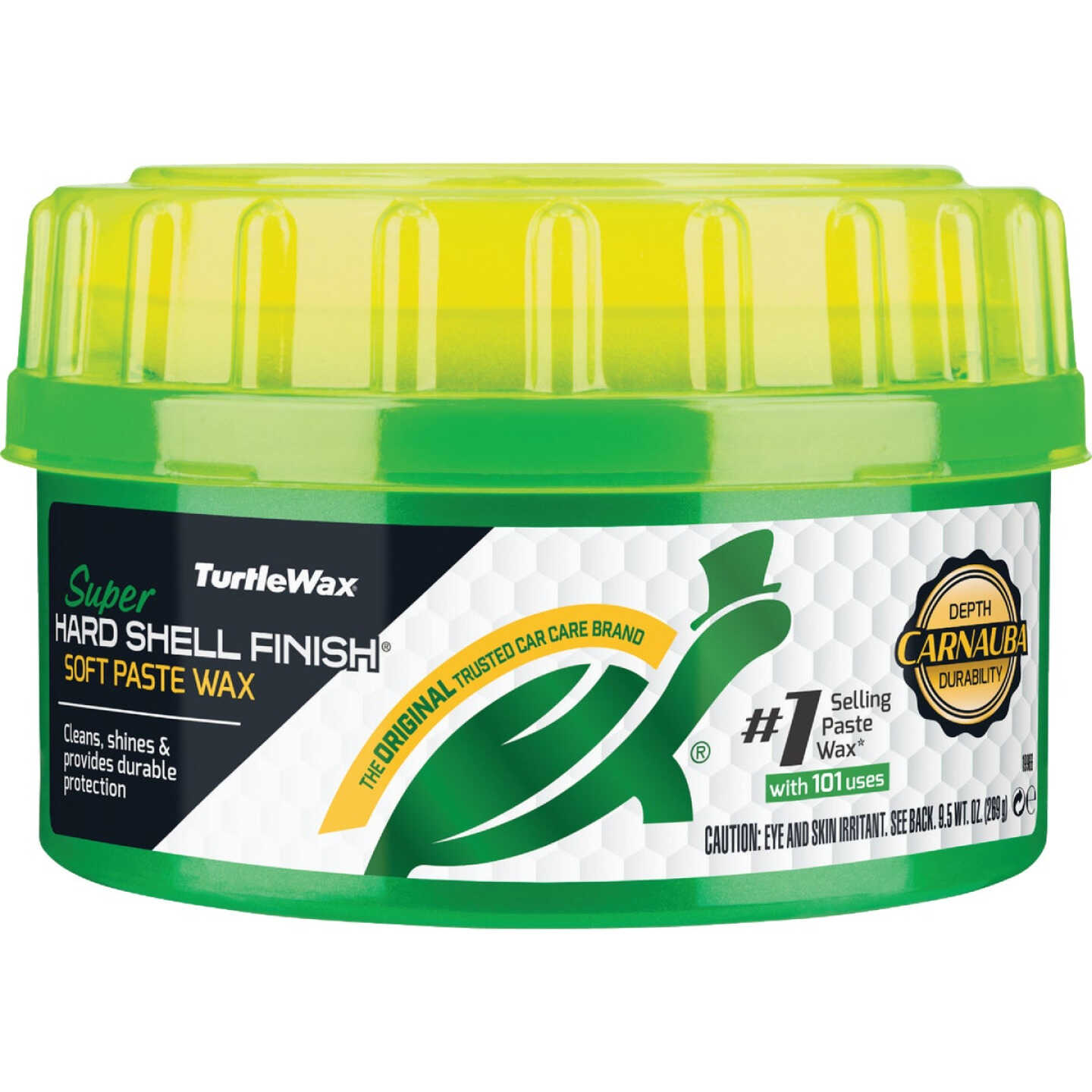 Turtle Wax Super Hard Shell Paste 9.5 Oz. Car Wax Image 1
