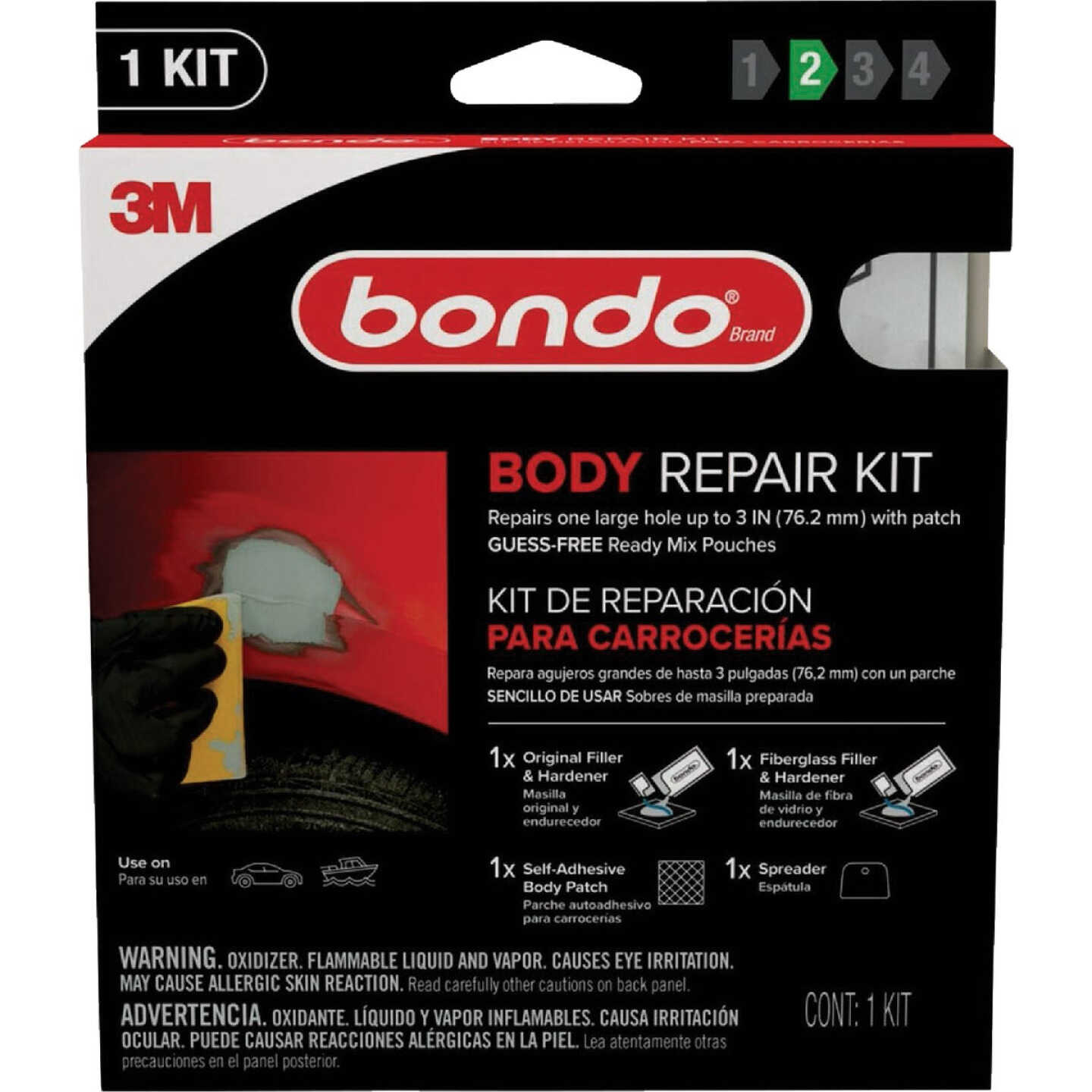 Bondo 2 Oz. Ready Mix Body Repair Kit Image 1