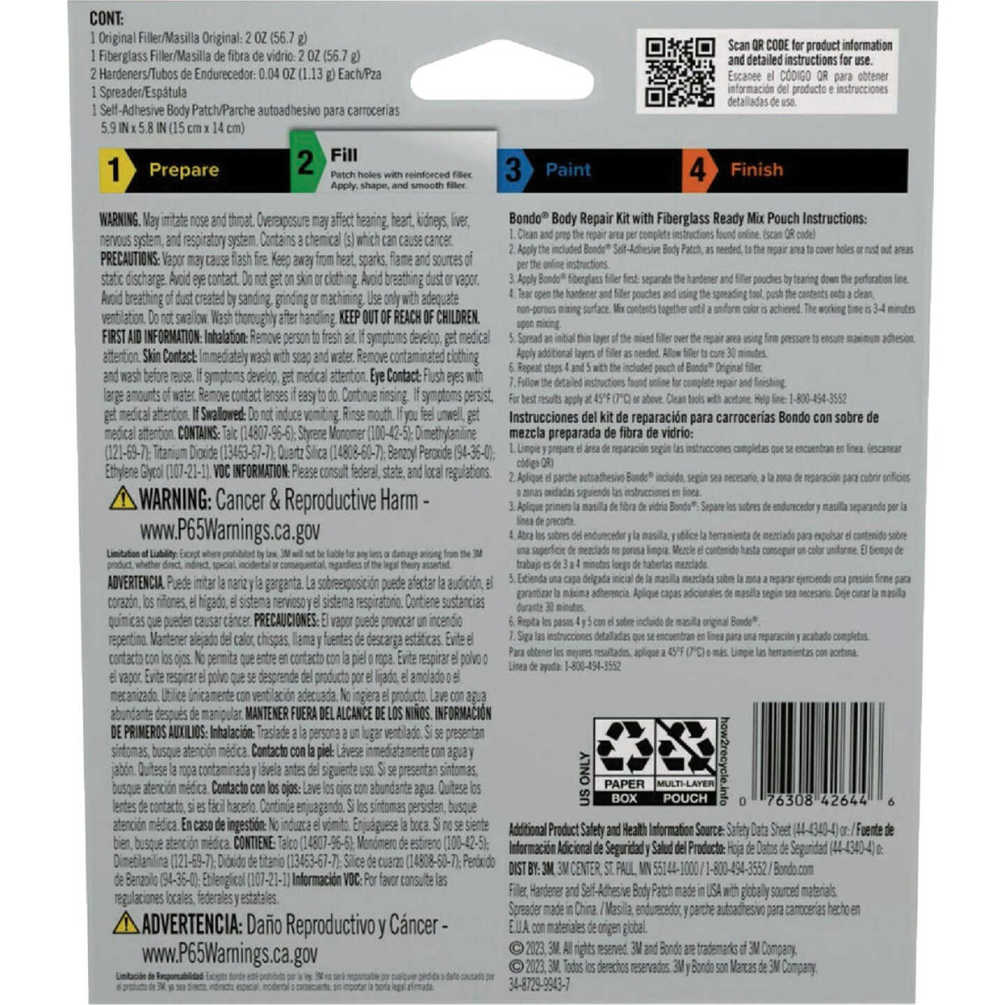 Bondo 2 Oz. Ready Mix Body Repair Kit Image 2