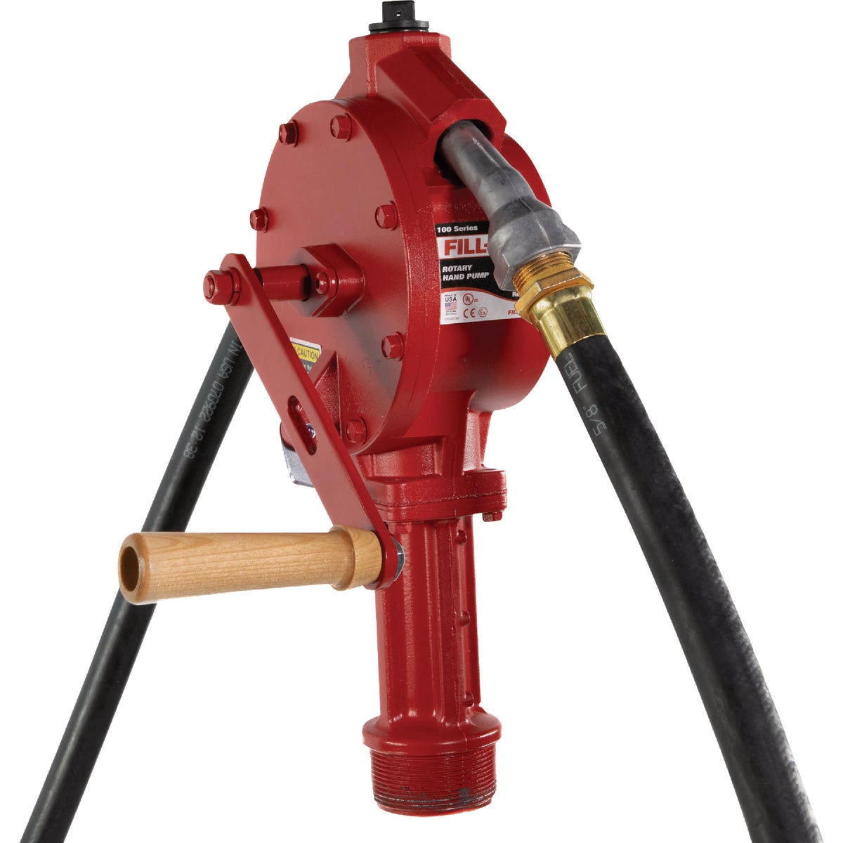 Fill-Rite Rotary Hand-Operated Fuel Transfer Pump with Nozzle Spout