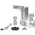 Weigh Safe 6 In. Drop Class V Adjustable Aluminum Hitch Ball Mount Image 1