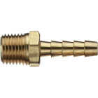 Tru-Flate 3/8 In. Barb 1/4 In. MNPT Brass Hose End Image 1
