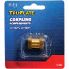 Tru-Flate Female 1/4 In. FNPT Brass Coupler Image 2