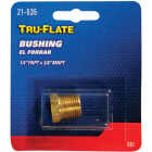 Tru-Flate 1/4 In. FNPT x 3/8 In. MNPT Brass Bushing Image 1