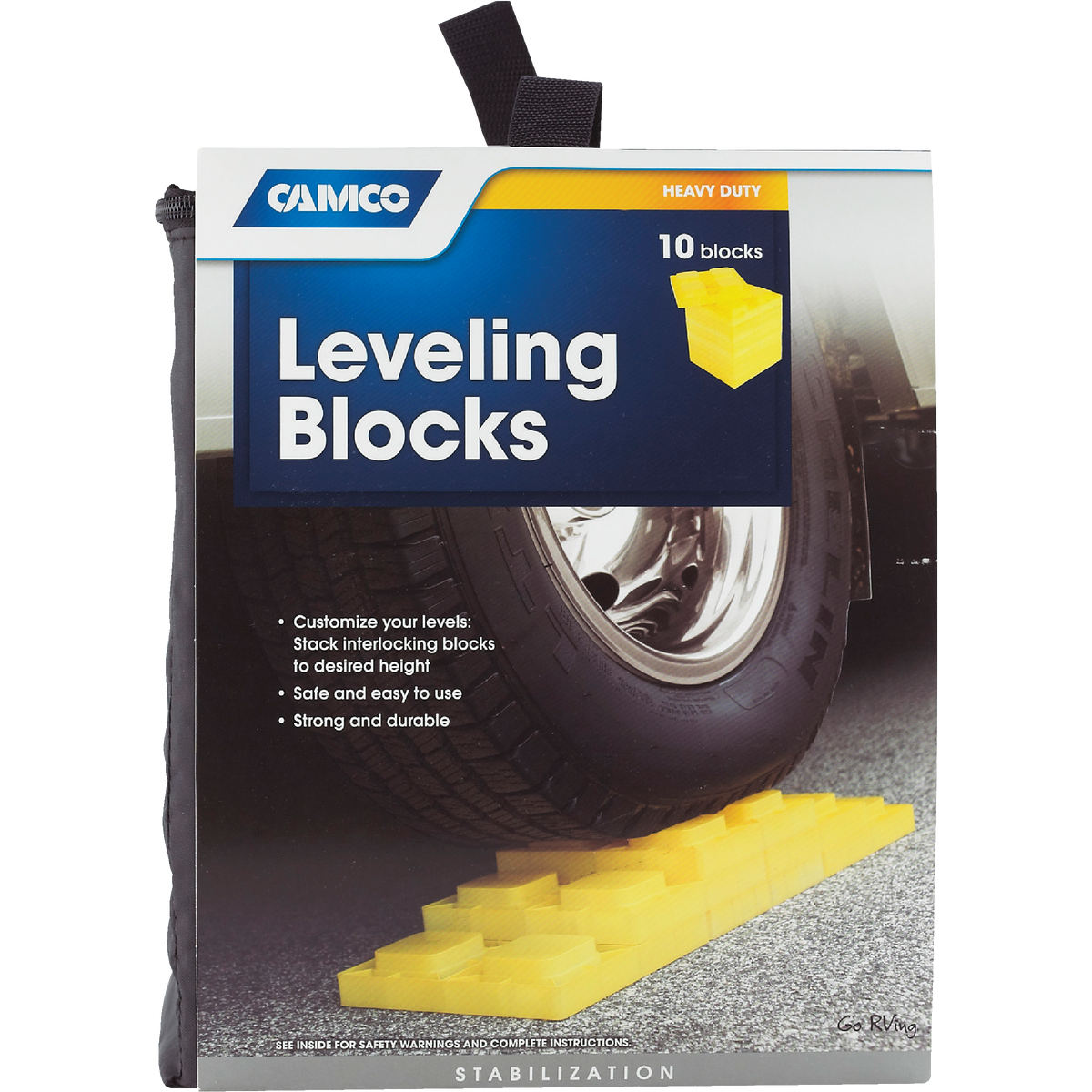 Camco RV Leveler Blocks, (10-Pack) Image 4