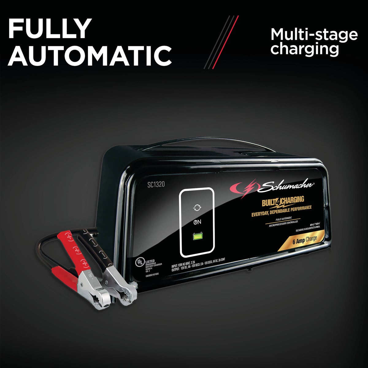 Schumacher Manual 6V/12V 6A Auto Battery Charger Image 5
