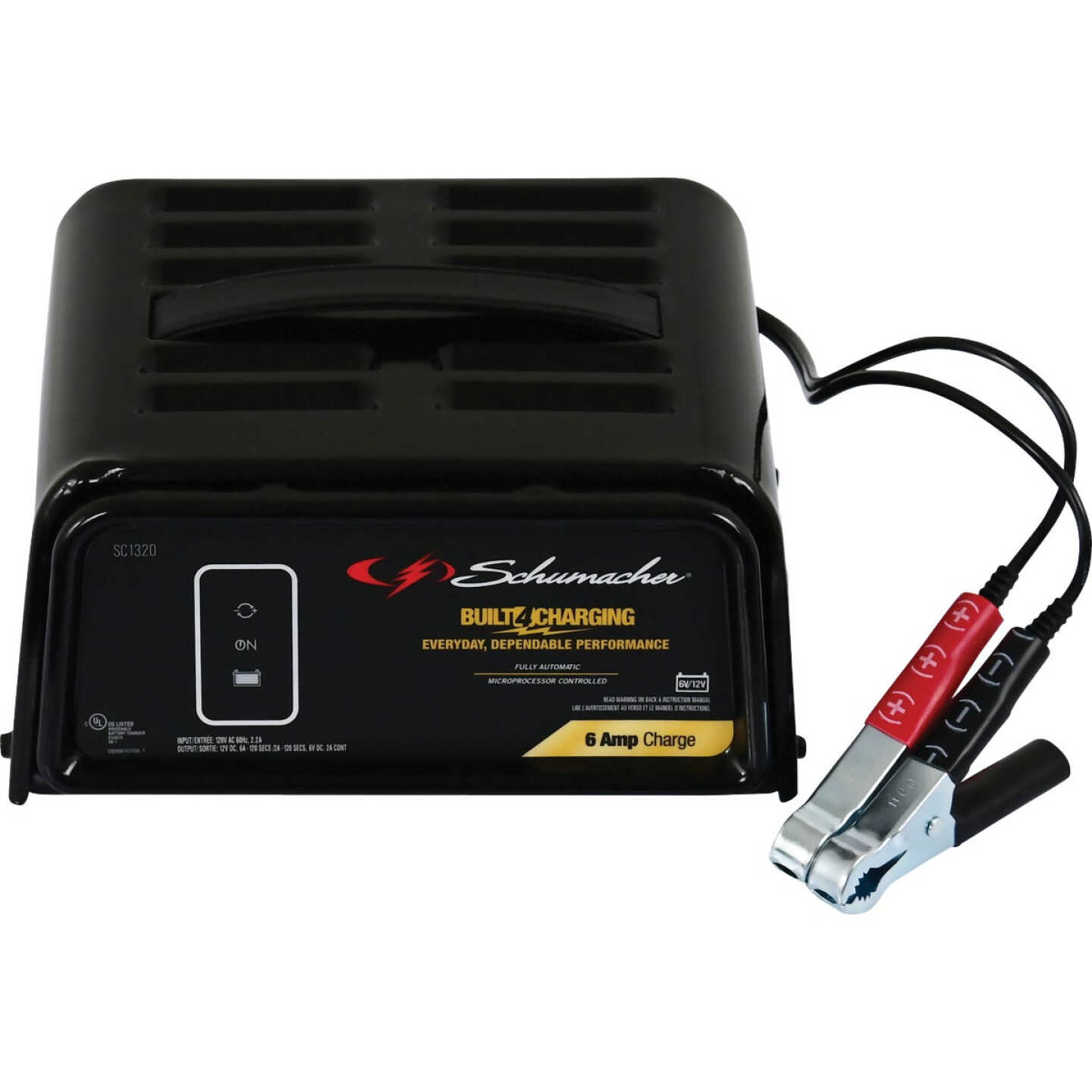 Schumacher Manual 6V/12V 6A Auto Battery Charger Image 1