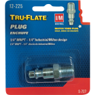Tru-Flate Industrial/Milton 1/4 In. MNPT Steel Industrial Plug Image 1