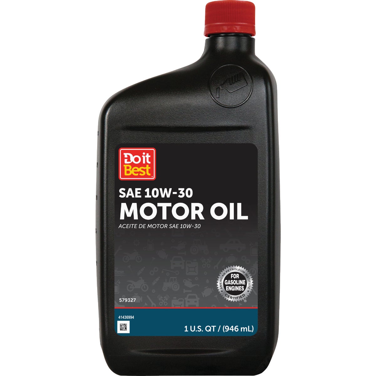 Do it Best 10W-30 Synthetic Blend Motor Oil, Quart