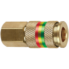 Tru-Flate Combo-Coupler 1/4 In. FNPT Brass Coupler Image 2