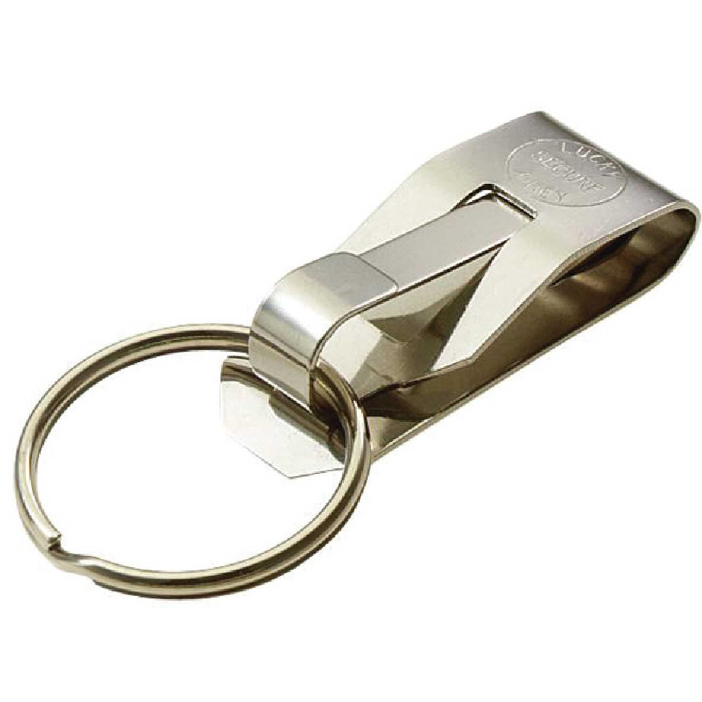 Lucky Line Steel Steel 1-1/8 In. Belt Hook Key Ring Image 1