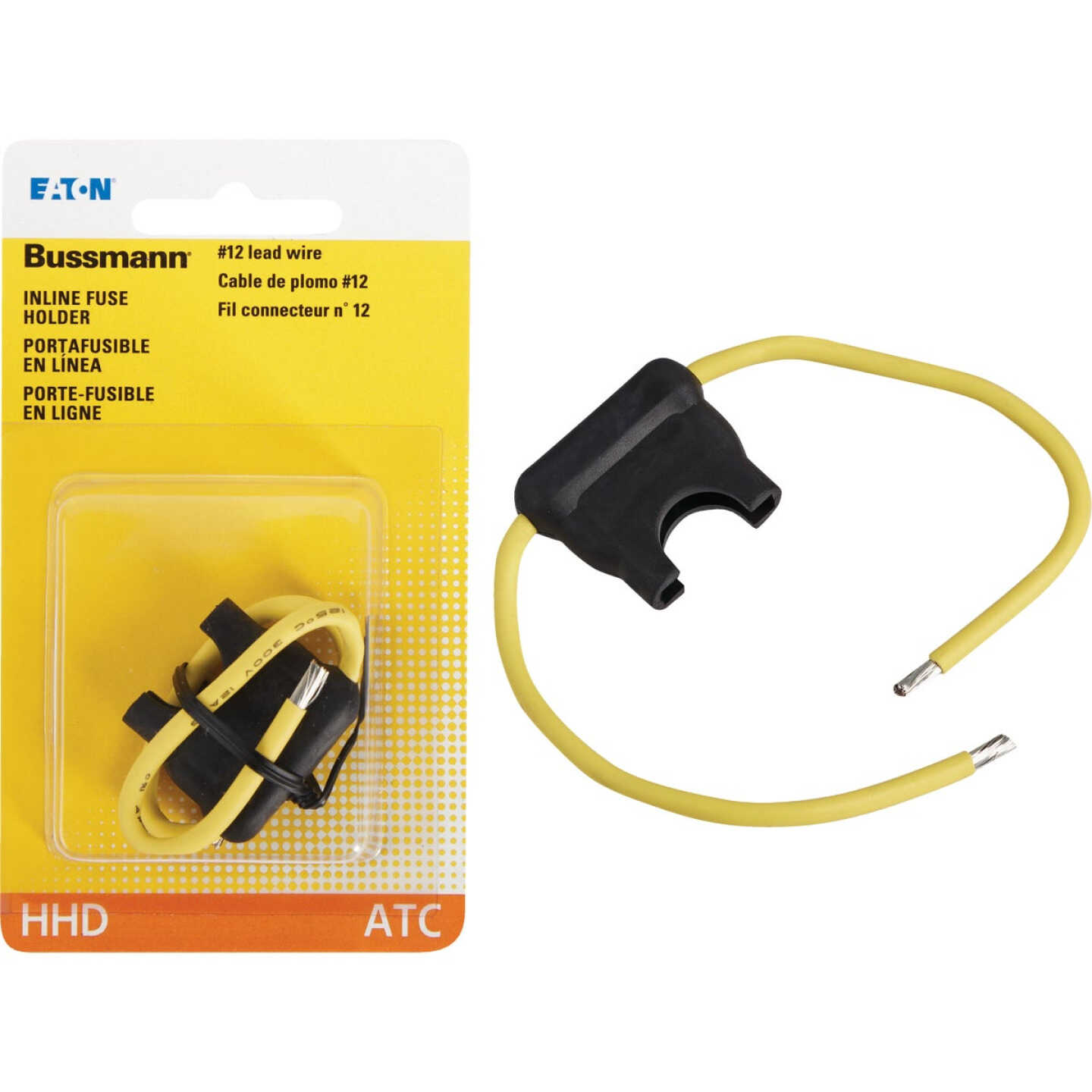 Bussmann 20-Amp #12 ATC Inline Blade Fuse Holder Image 1