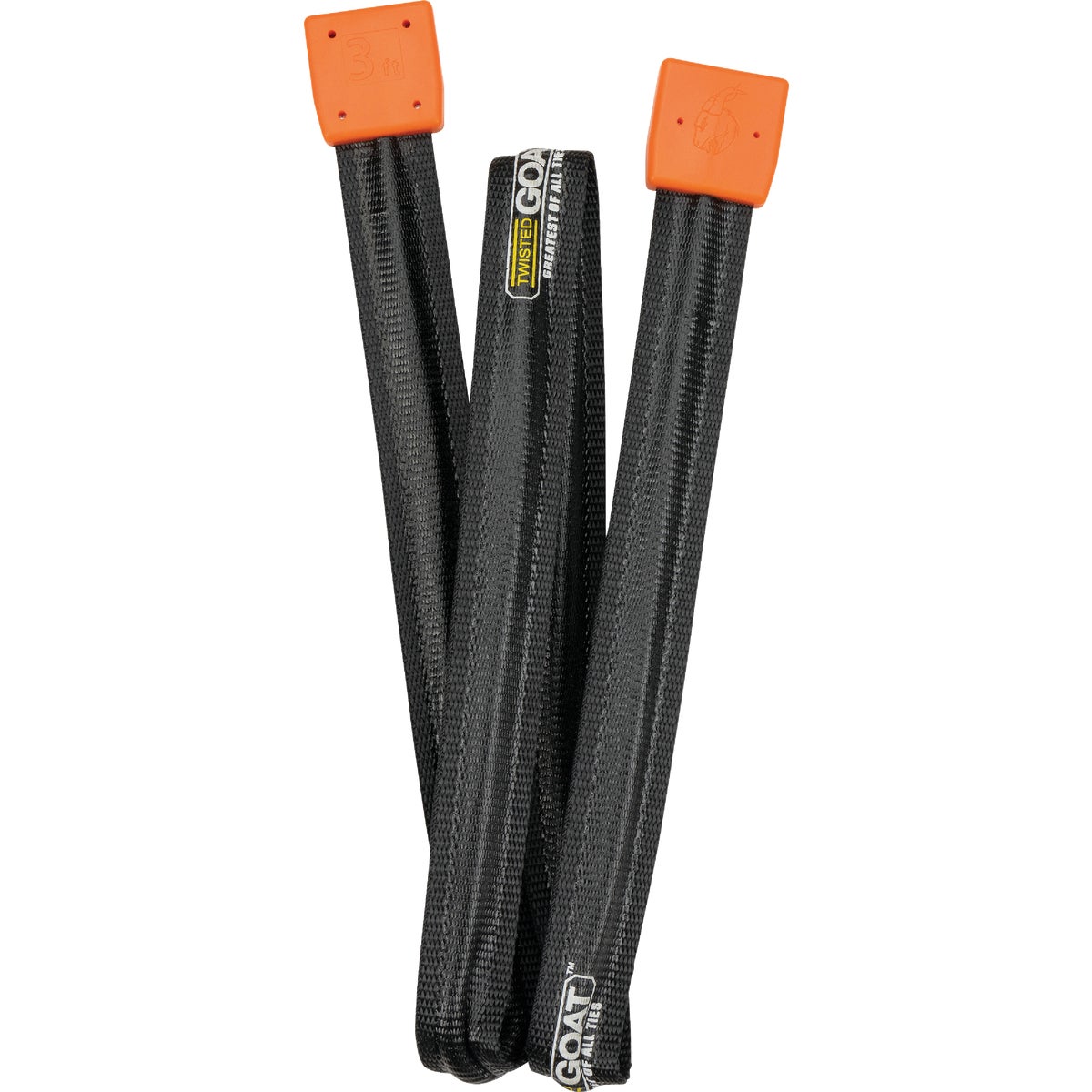 Twisted GOAT 3 Ft. Orange Industrial Ties (2-Pack) Image 5