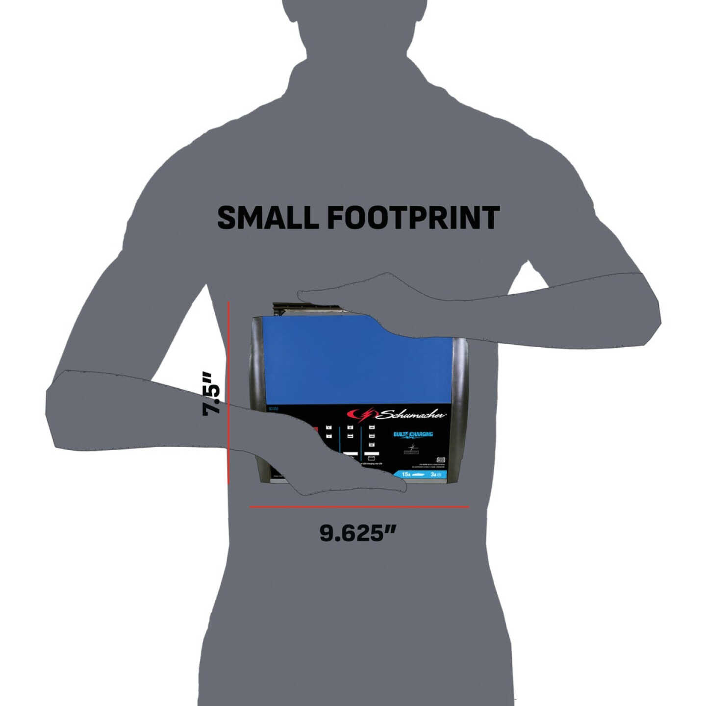 Schumacher Fully Automatic 6V and 12V 15A Auto Battery Charger Image 5