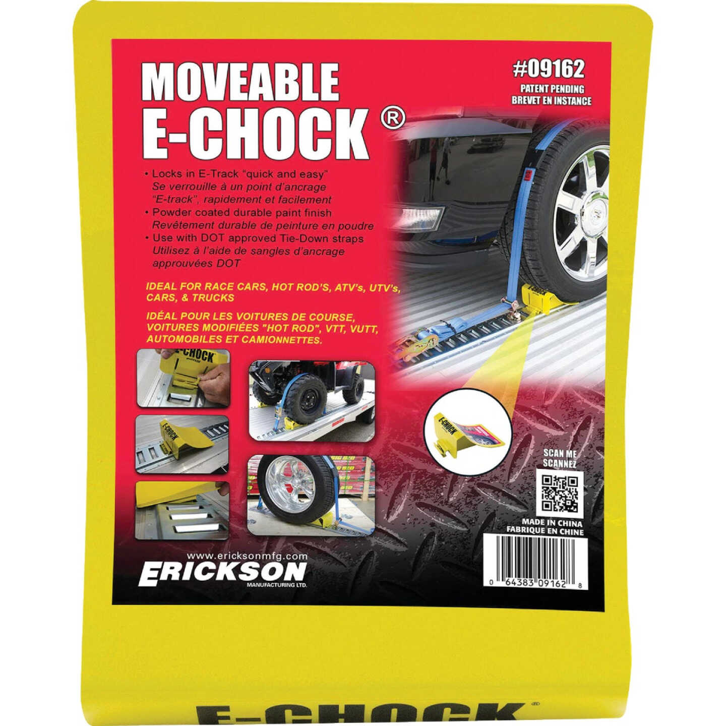 Erickson Moveable Wheel E-Chock Image 1